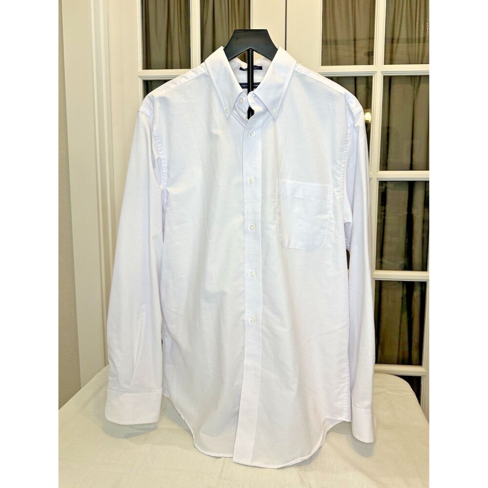 Saddlebred Classic White   Men's Dress Oxford 16 neck 34/35 sleeeve